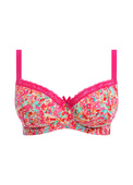 Biustonosz Freya FREYA FLIRT AA403315HOK Uw Padded Half Cup Bra Hot Pink