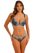 Figi Wacoal EMBRACE LACE WA064391067 Bikini Brief Dark Slate/cloud Pink