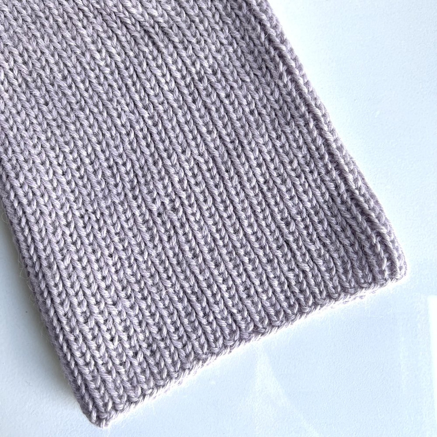 KIARA Beanie-Mütze aus 100% Alpaka 4010 jasna lawenda