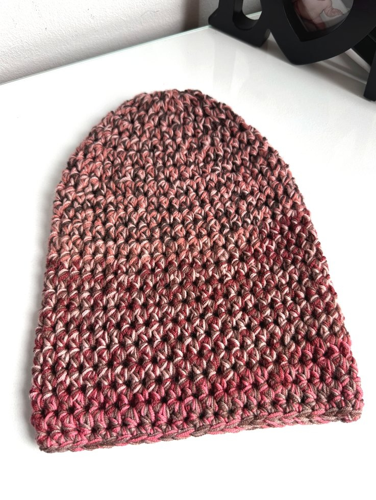 Nitkowe Love – czapka beanie z wełny baby merino Multicolor 4, jesienno-zimowa, unisex