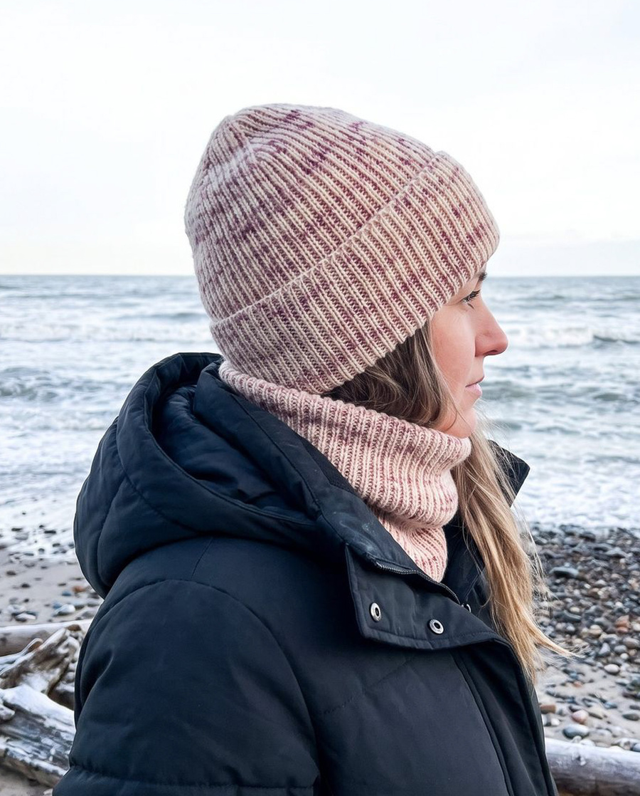 VARELLA Turn-Up Baby Merino Wool Beanie 104 Senny Pył
