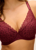 Biustonosz Wacoal RAFFINE WE148003CRI Uw Plunge Bra Carmine