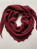 Chusta gładka, symetryczna, 100% Alpaka 3650 Bordowy