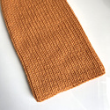NANA – czapka beanie z wełny baby merino 56 Mandarynka