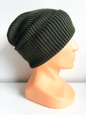 VARELLA – czapka beanie z wełny merino 100% Baby Merino 65 ciemny leśny