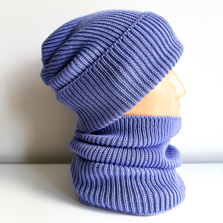 Wełniany KOMIN VARELLA 100% Baby Merino 25 Lawenda