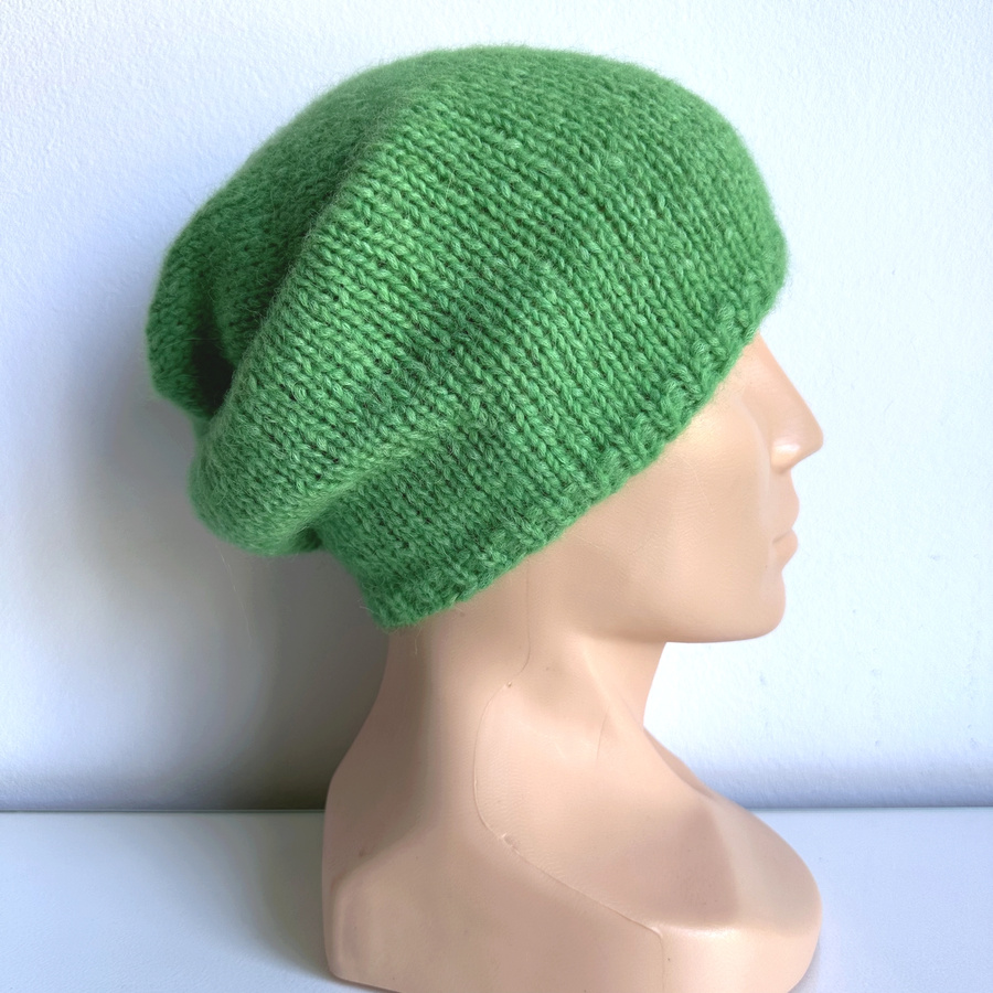 CHMURKA Alpaca Beanie 43 Parrot Green