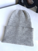VARELLA Beanie-Mütze aus Merinowolle 100% Baby Merino 22 Hellgrau winterlich