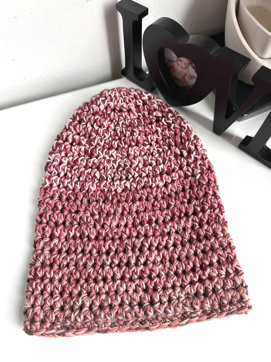 Nitkowe Love – czapka beanie z wełny 100% baby merino  Multicolor 2, jesienno-zimowa, unisex