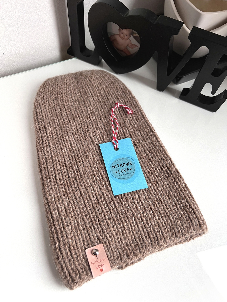 KIARA Alpaca Beanie 100% 618 Nugat Beige