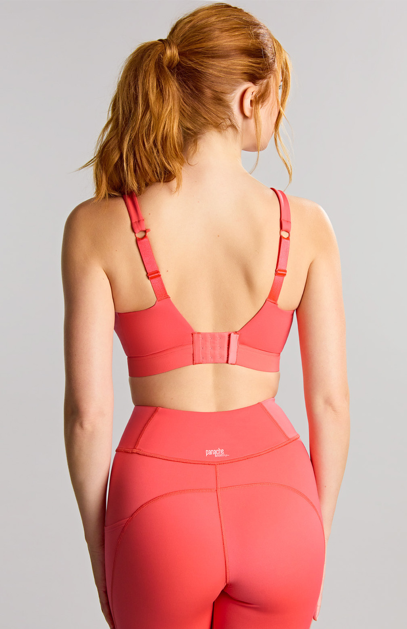 Biustonosz Panache Sport ENDURANCE 5022 Non Padded Sports Wired Bra Biustonosz Panache Sport ENDURANCE 5022 Non Padded Sports Wired Bra Grapefruit
