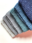 AUREA – ręcznie robiona cienka czapka beanie merino + moher i jedwab 19/10 Szary
