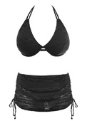 KOMPLET - Strój kąpielowy Freya SUNDANCE Black - wybierz fasony i rozmiary (28E, 30DD, 30E, 32D, 32E, 34G, 36E, 36F)
