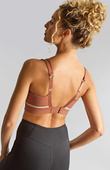 Bezfiszbinowy biustonosz sportowy Panache Sport FREEDOM 7344 Non Wired Sports Bra Sienna Rose