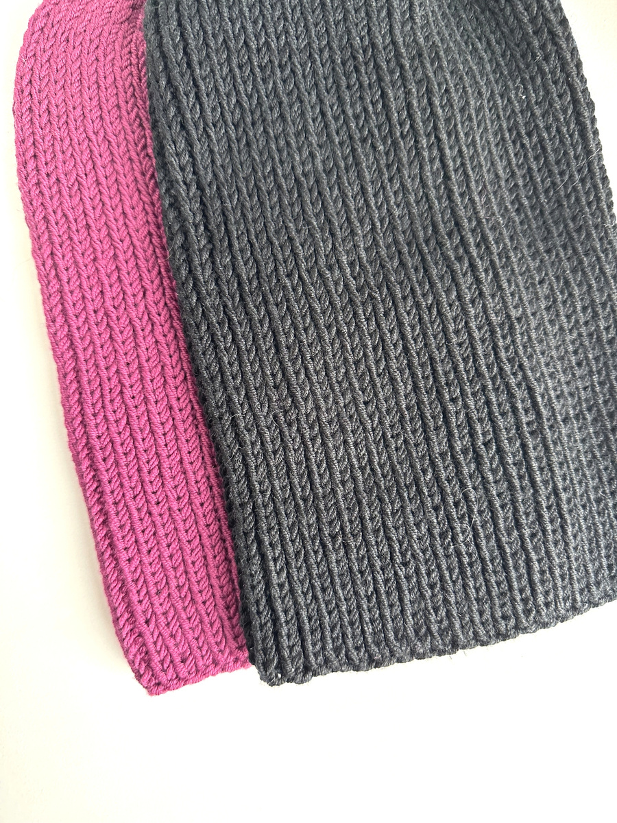 NANA – czapka beanie z wełny merino 100% baby merino 34 Wrzos