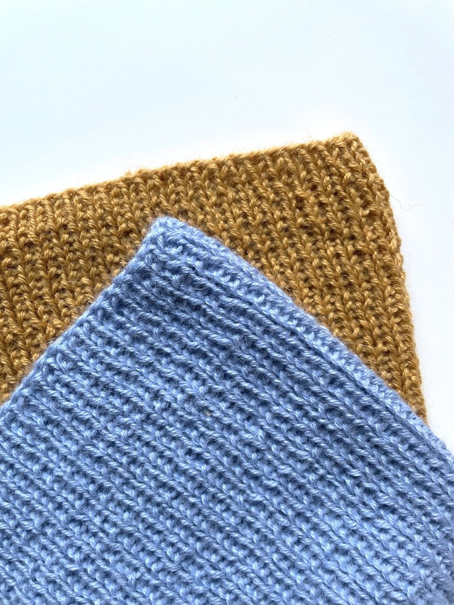 KIARA Damen-Beanie-Mütze aus 100% Alpaka 6205 Blau