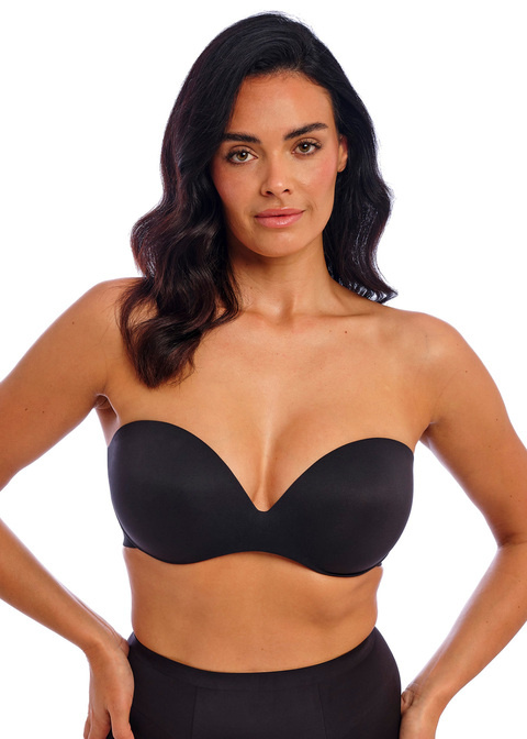 Biustonosz strapless Wacoal INES SECRET WE601011BLK Uw Moulded Strapless Bra Black