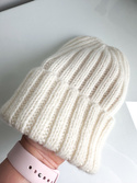 MARLA Kaschmirmütze mit Umschlag 100% 501 Neve