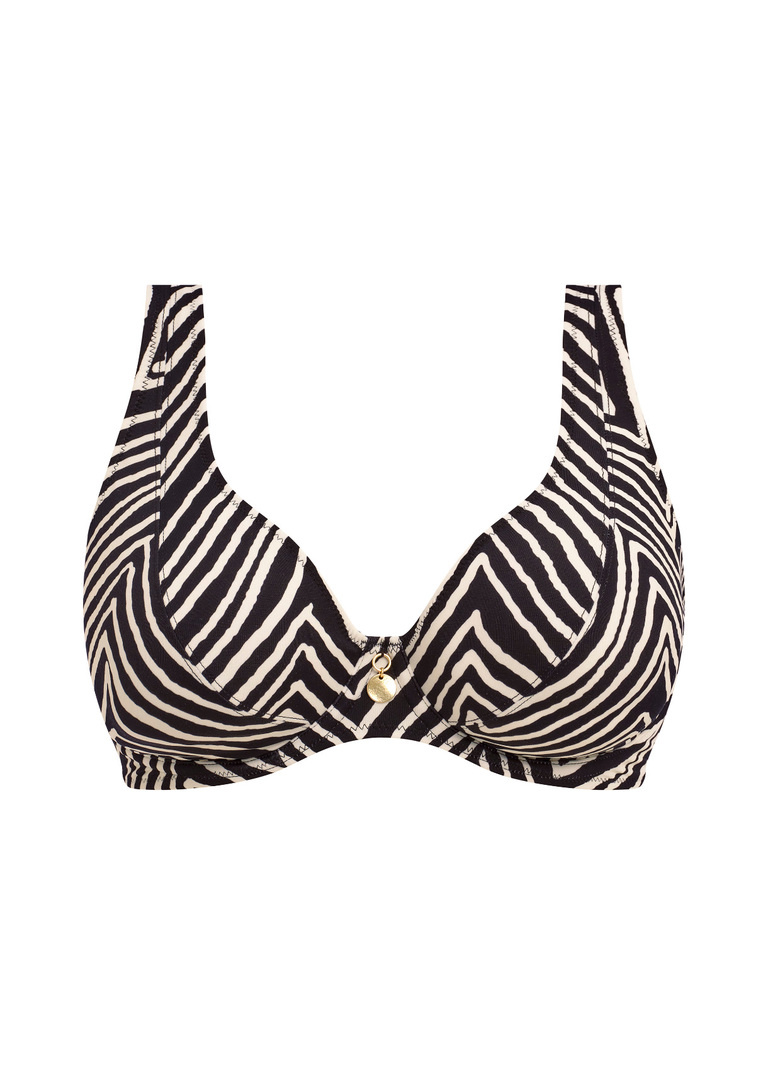 Biustonosz kąpielowy Freya Swim FIJI FALLS AS206813BLK Uw High Apex Bikini Top Black