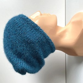 CHMURKA Alpaca Beanie 11 zielono niebieski