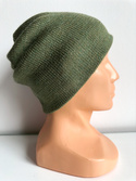 VARELLA Helmet Liner Beanie 100% Baby Merino Wool 38 Olive