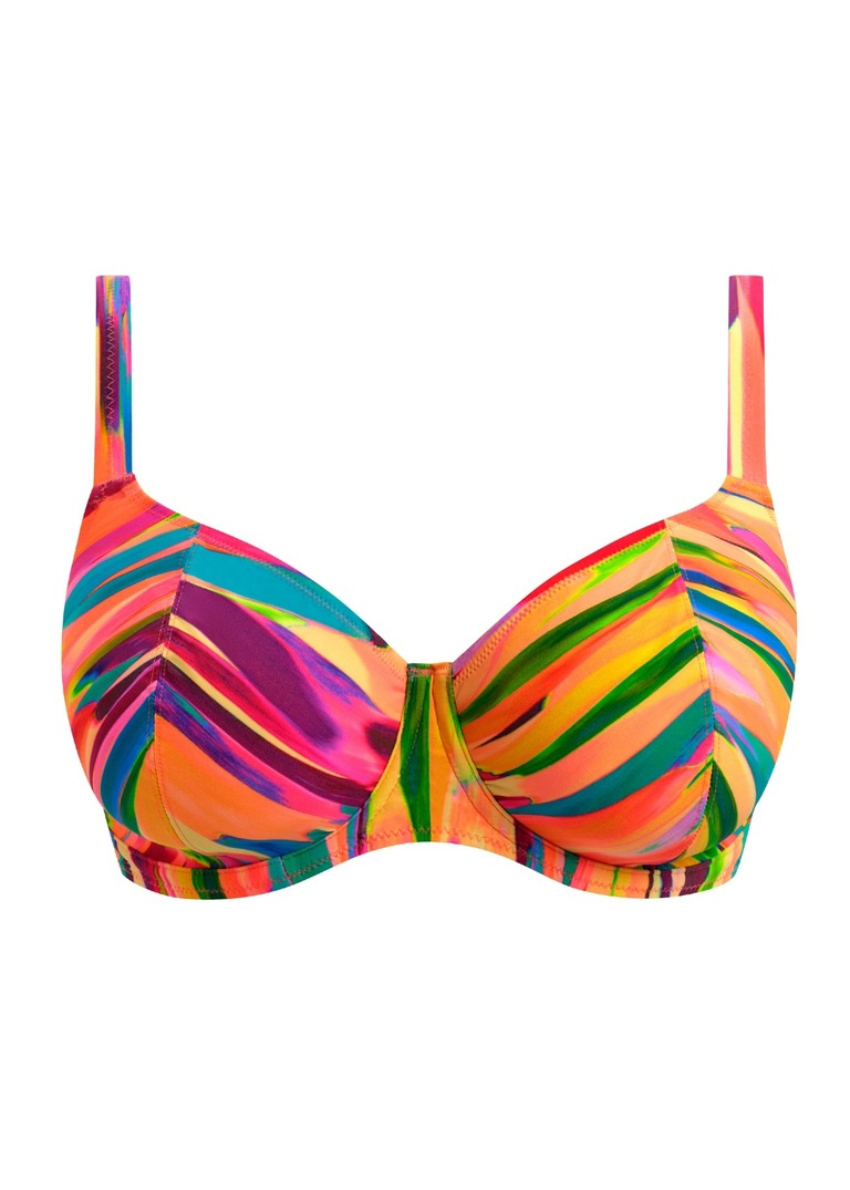 Biustonosz kąpielowy Freya Swim SAN ANTONIO AS207802FIA Uw Plunge Bikini Top Fiesta