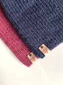 KIARA Beanie-Mütze aus 100% Alpaka 5575 Dunkelblau