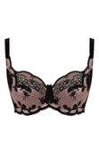 Biustonosz Panache CLARA 7255 Full Cup Bra Black/Pink