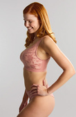 Bezfiszbinowy biustonosz Panache AMOUR 11145A Non Wired Bra Rose Pink