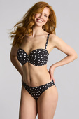 Figi kąpielowe Panache Swim POLKA DOT SW1726E Classic Bikini Bottoms Polka Dot Print
