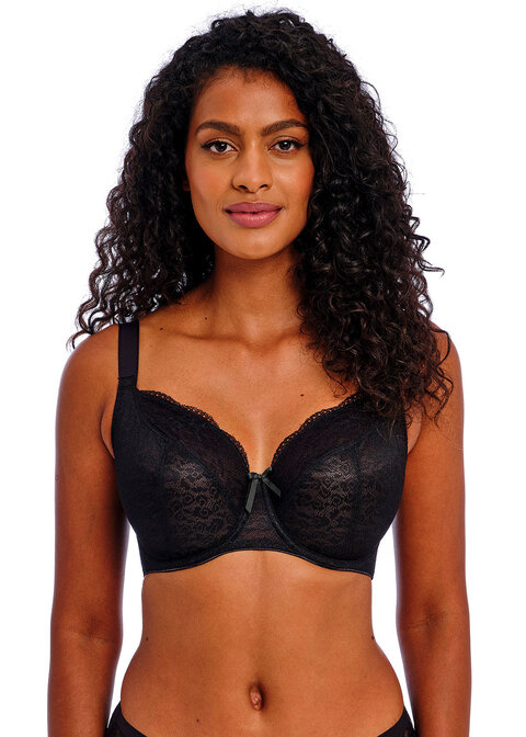 Biustonosz Freya FANCIES AA1012BLK Uw Balcony Bra Black