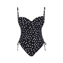 Strój kąpielowy jednoczęściowy Panache Swim POLKA DOT SW2060 ISABELLA Balcony Swimsuit Polka Dot Print