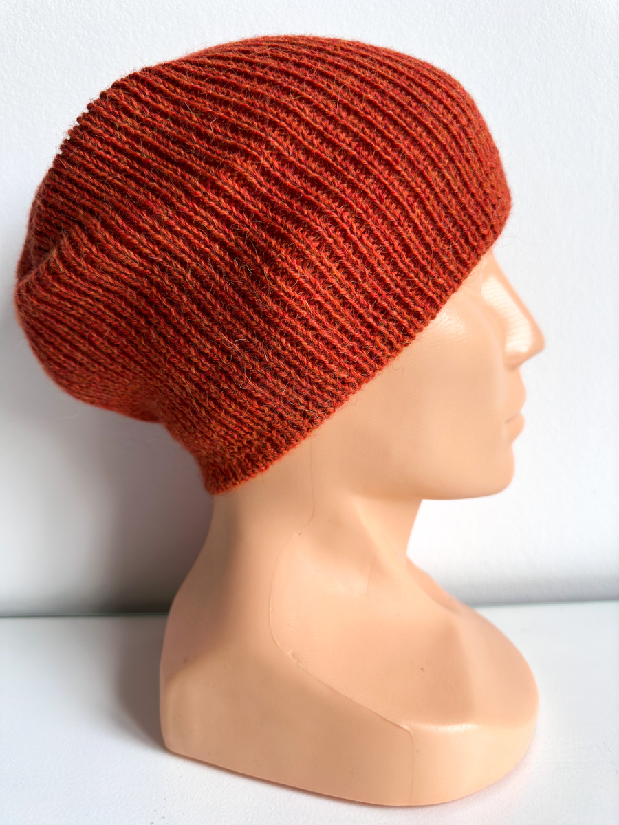 Czapka z alpaki HELEN 100% Alpaka 2925 Rdza