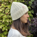 HELLI – czapka zimowa merino beanie 100% Baby Merino 02 Ecru