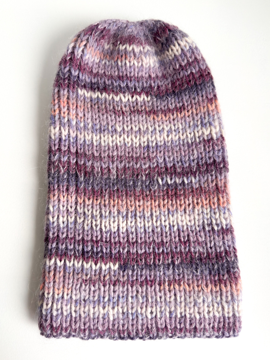 Handmade Czapka damska AUREA 100% Baby Merino plus moher i jedwab 03/29 Wanilia