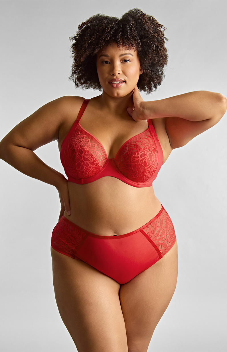 Biustonosz Sculptresse by Panache SOPHIA 11196 Plunge Bra Red