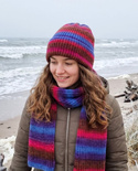 VARELLA Handmade Turn-Up Wool Beanie 2911 multicolor