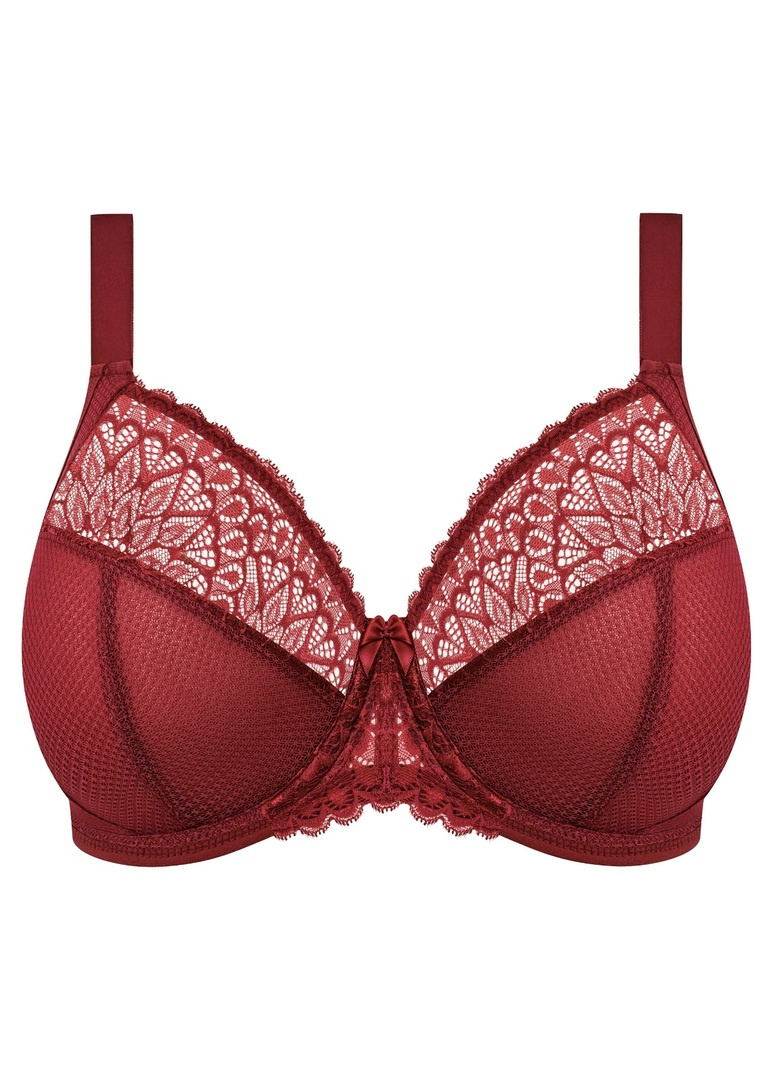 Biustonosz Elomi TIERNIE EL303334TIB Uw Plunge Bra - Stretch Tibetan Red