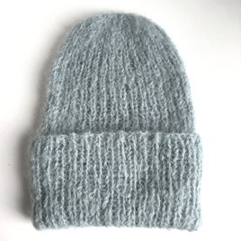 WATA CUKROWA – czapka z alpaki damska 09 morska zieleń