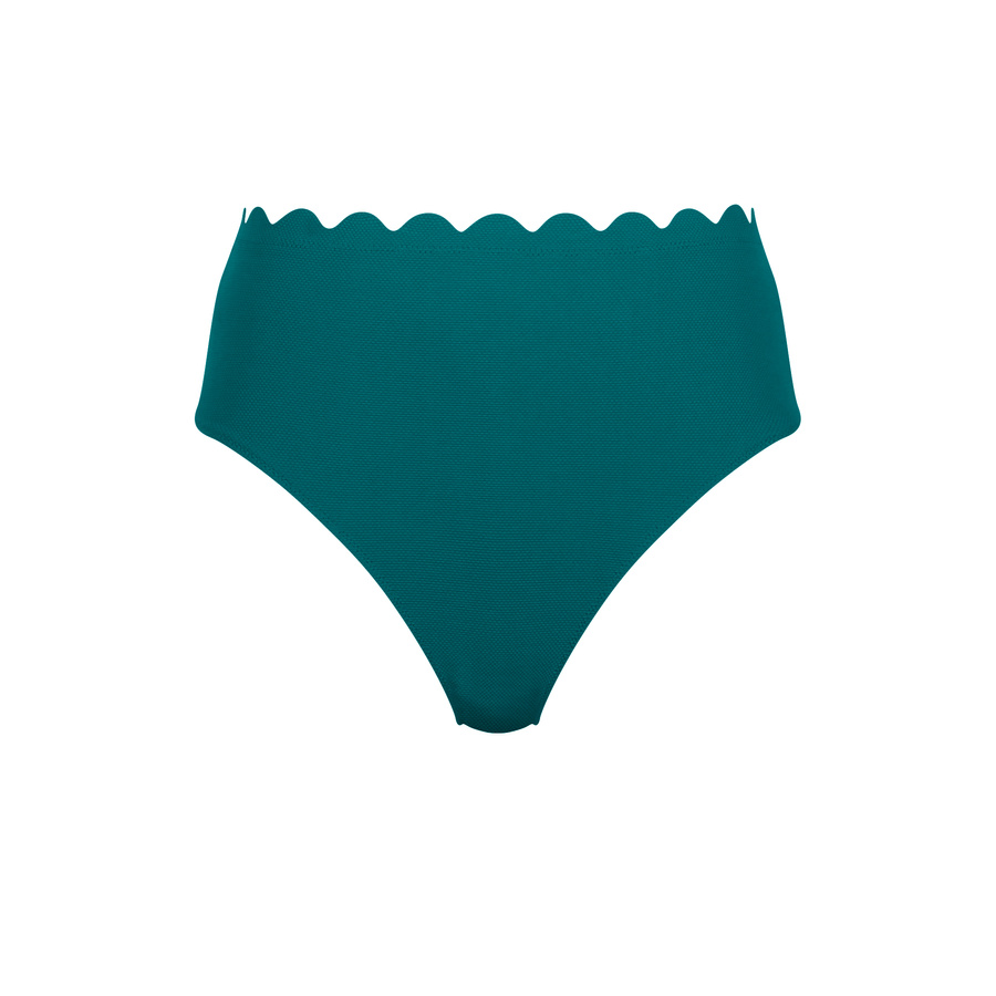 Figi kąpielowe Panache Swim SPIRIT SW1825 High Waist Bikini Bottoms Teal Blue