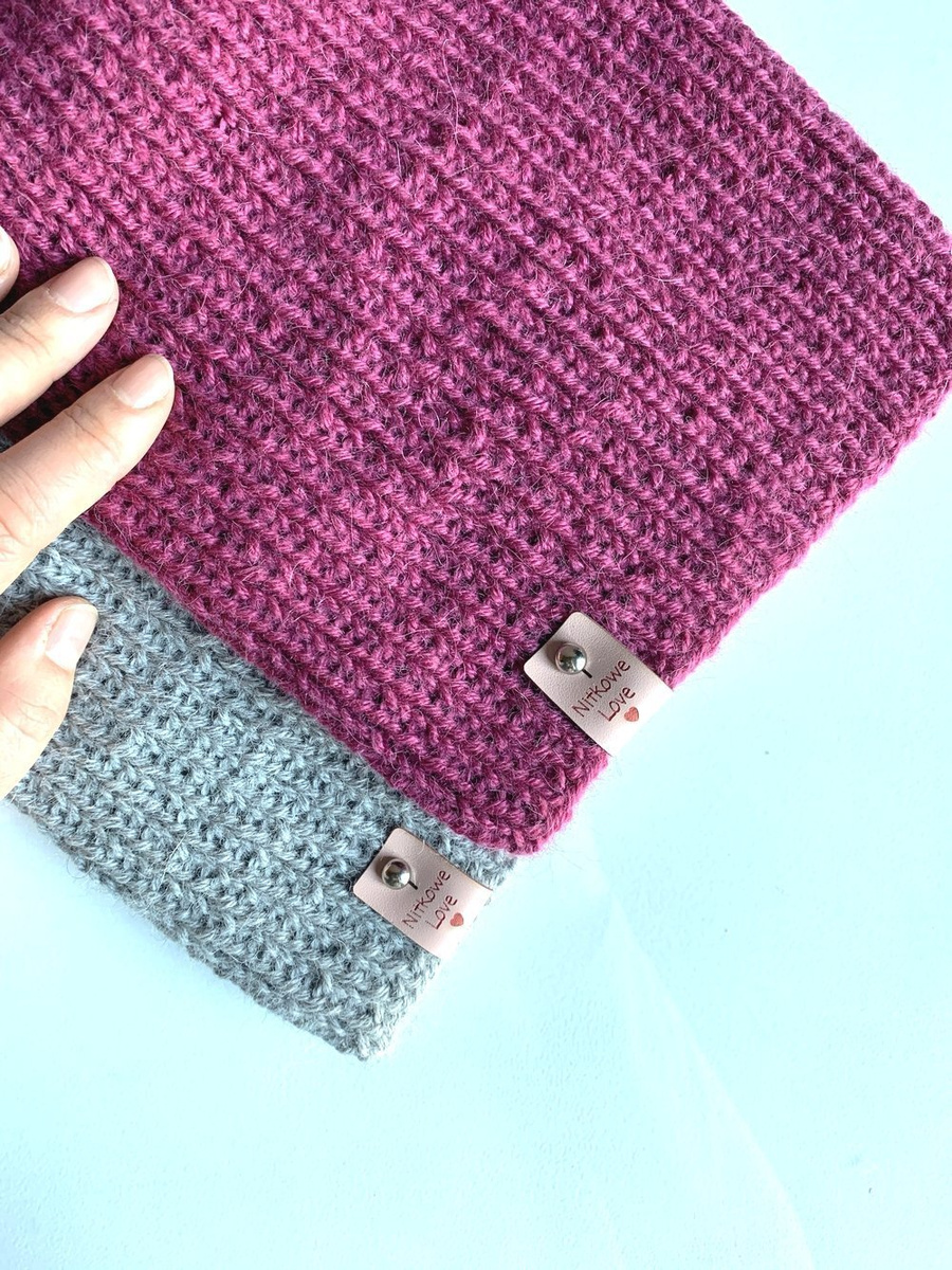 KIARA Damenmütze aus Alpaka 100% Alpaka 3770 Dunkelfuchsia Beanie