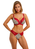 Stringi Freya CHERISH ME AA404070REO Thong Red Leopard