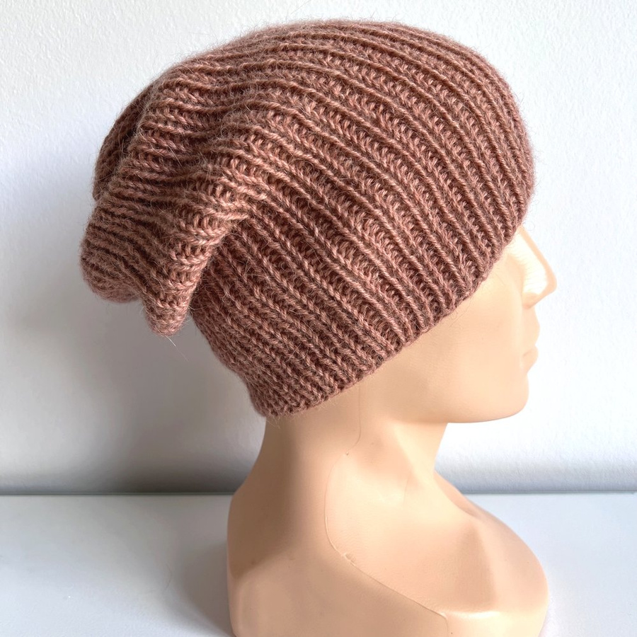KIARA Beanie-Mütze aus 100% Alpaka 9026 Blush