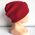 VARELLA – czapka zimowa merino beanie 100% baby merino 16 czerwony