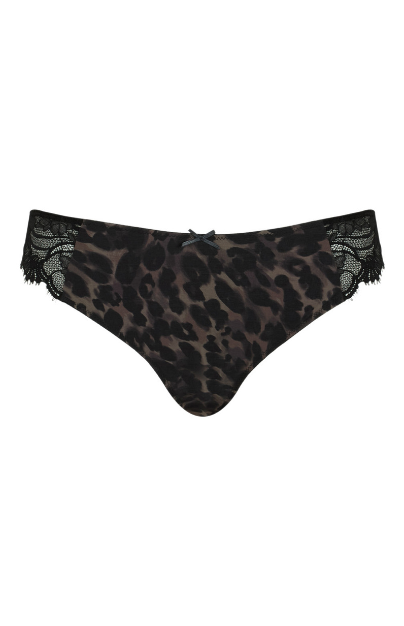 Brazyliany Panache CHERIE 11012 Brazilian Brief Black Animal