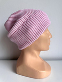 VARELLA – czapka merino beanie 100% Baby Merino 05 Jasny Róż zimowa