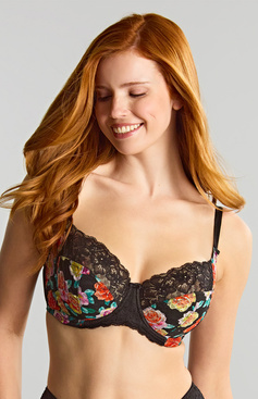 Biustonosz Panache ENVY 7285A Full Cup Black Rose