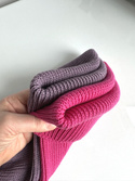 VARELLA – czapka beanie z wełny merino 100% Baby Merino 08 Fuksja jesienno-zimowa