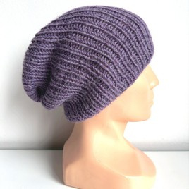 KIARA Women's Alpaca Beanie 100% Alpaca 4434 Ametyst