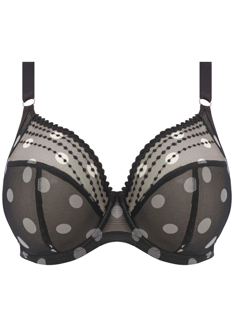 Biustonosz Elomi MATILDA EL8900BDT Uw Plunge Bra Black Dot